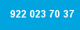 922 023 70 37